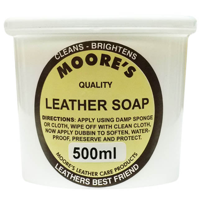 Moores leather/ saddle soap 500ml