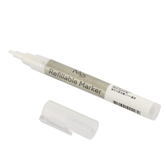 Ivan refillable leather markers 3mm round tip