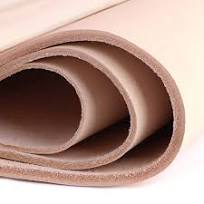 Leather veg tan hard rolled sole bands natural per sheet
