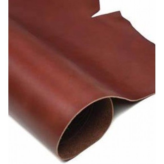 Leather dbl bends grade 2 brown 3 to 3.5mm