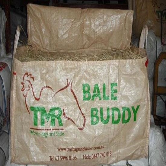 Balebuddy hay bag with canvas bottom