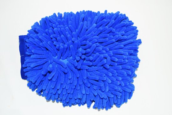 Dust glove microfibre blue colour
