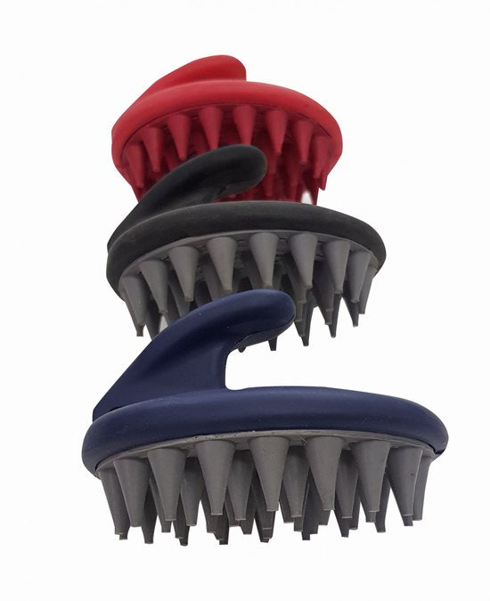 Curry comb comfygrip for horse and dogs