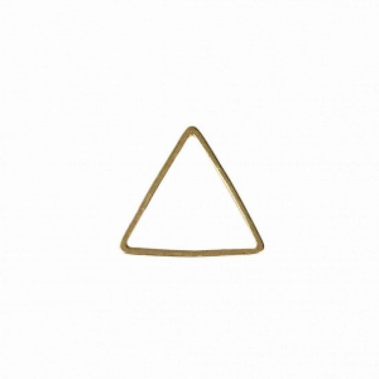 Triangle 32mm ant brass