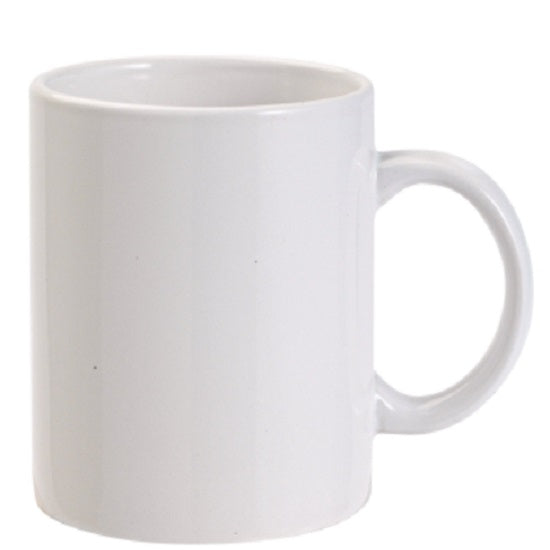 Mug white premium dishwashable