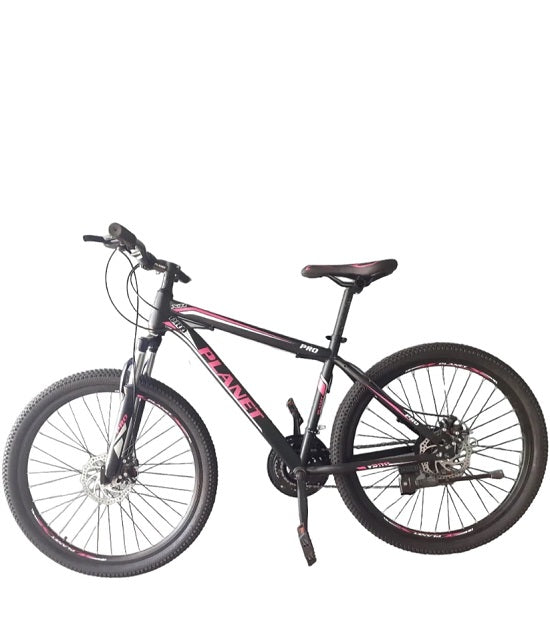 Bicycle planet 29 inch 21 nspeed black and pink