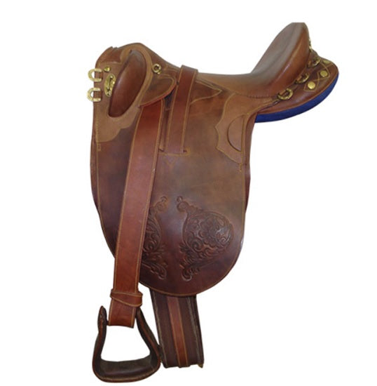 Saddle stockman no horn fitted 17 inch