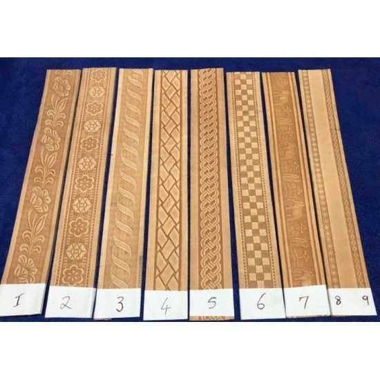 Belt strip cross weave embossed 40mm or 1.5 inch