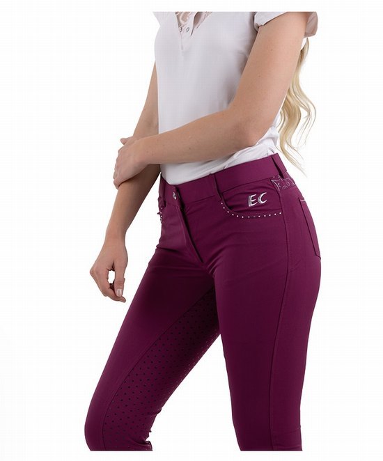 Equileasure ss allure breeches burgandy