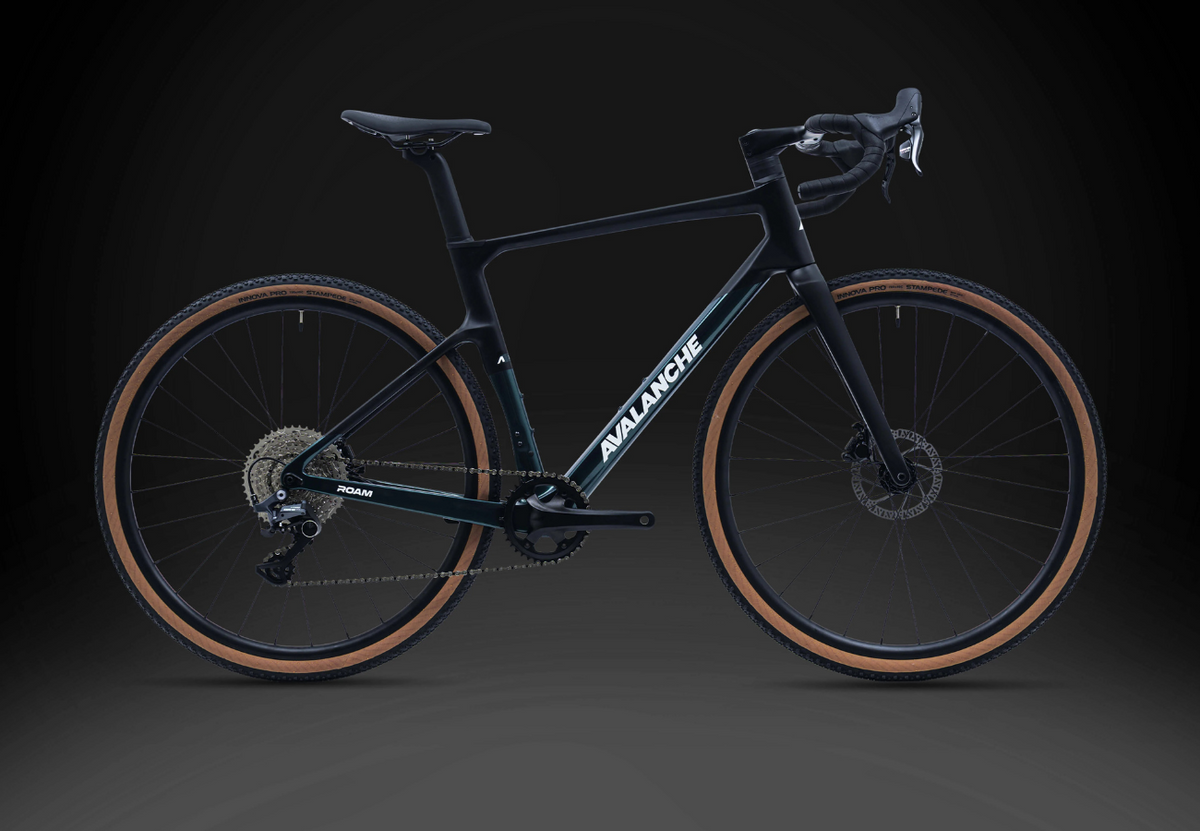 Avalanche ROAM CARBON GRAVEL BIKE BLK/ GREEN — full-size ERPLY original