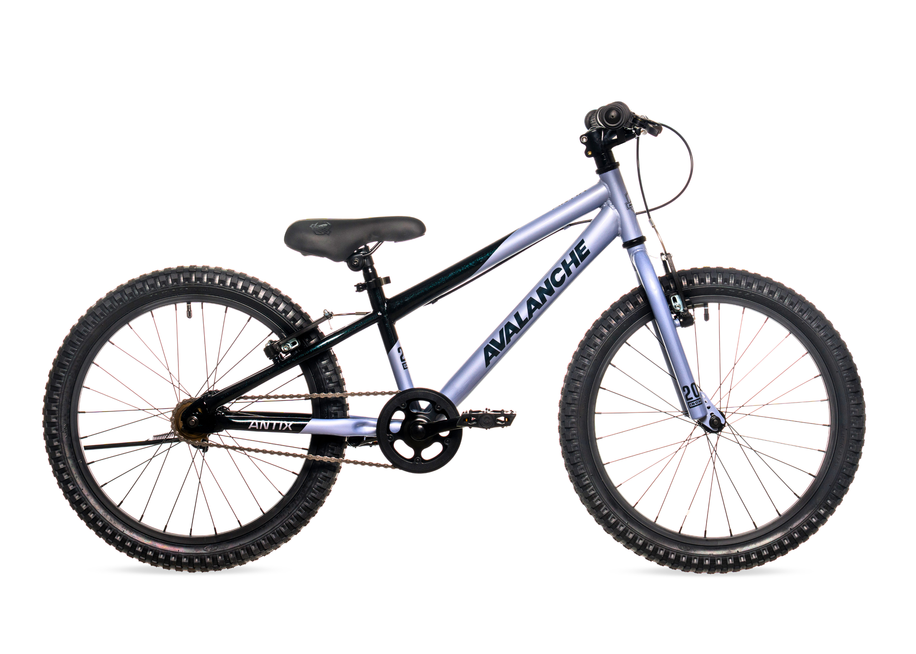 AVALANCHE ANTIX 20" BOYS SILVER/BLACK BLUE. Size: 20".