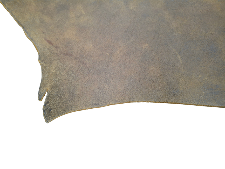 Leather Mixed BrownChrome/VEG sides –Through Dyed  1.3 – 2 mm Bagging Leather (±185 dm²)