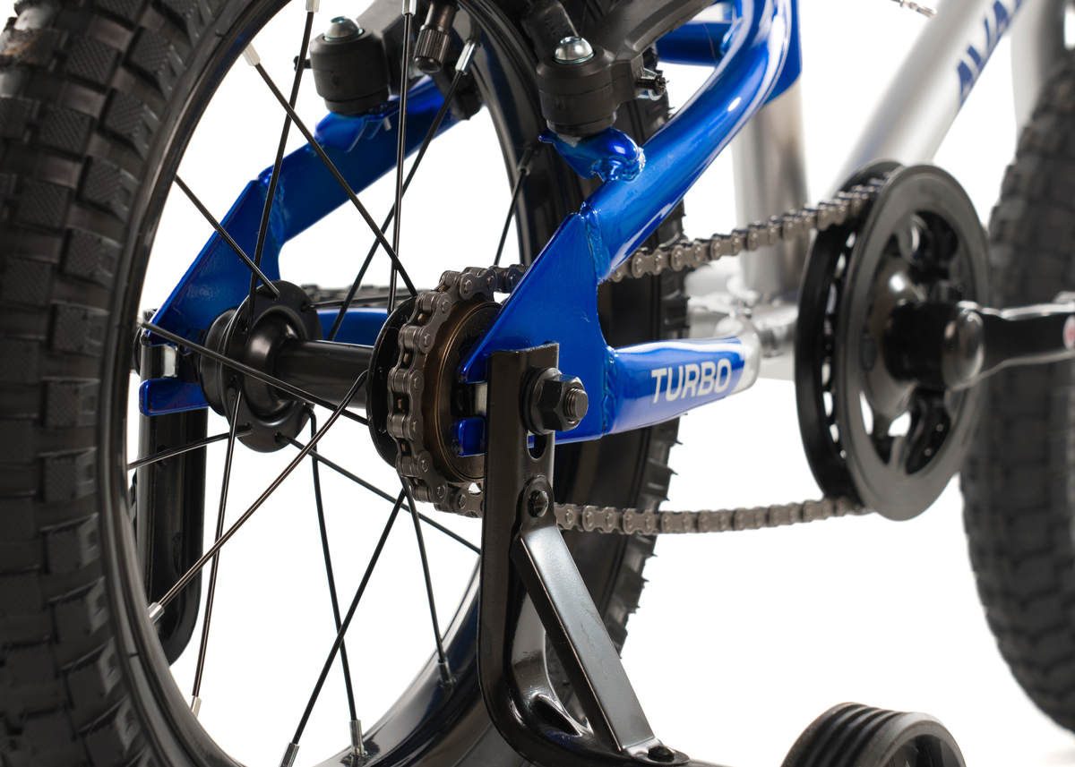 AVALANCHE TURBO 14" BOYS ROCKET BLUE/SILVER. Size: 14".