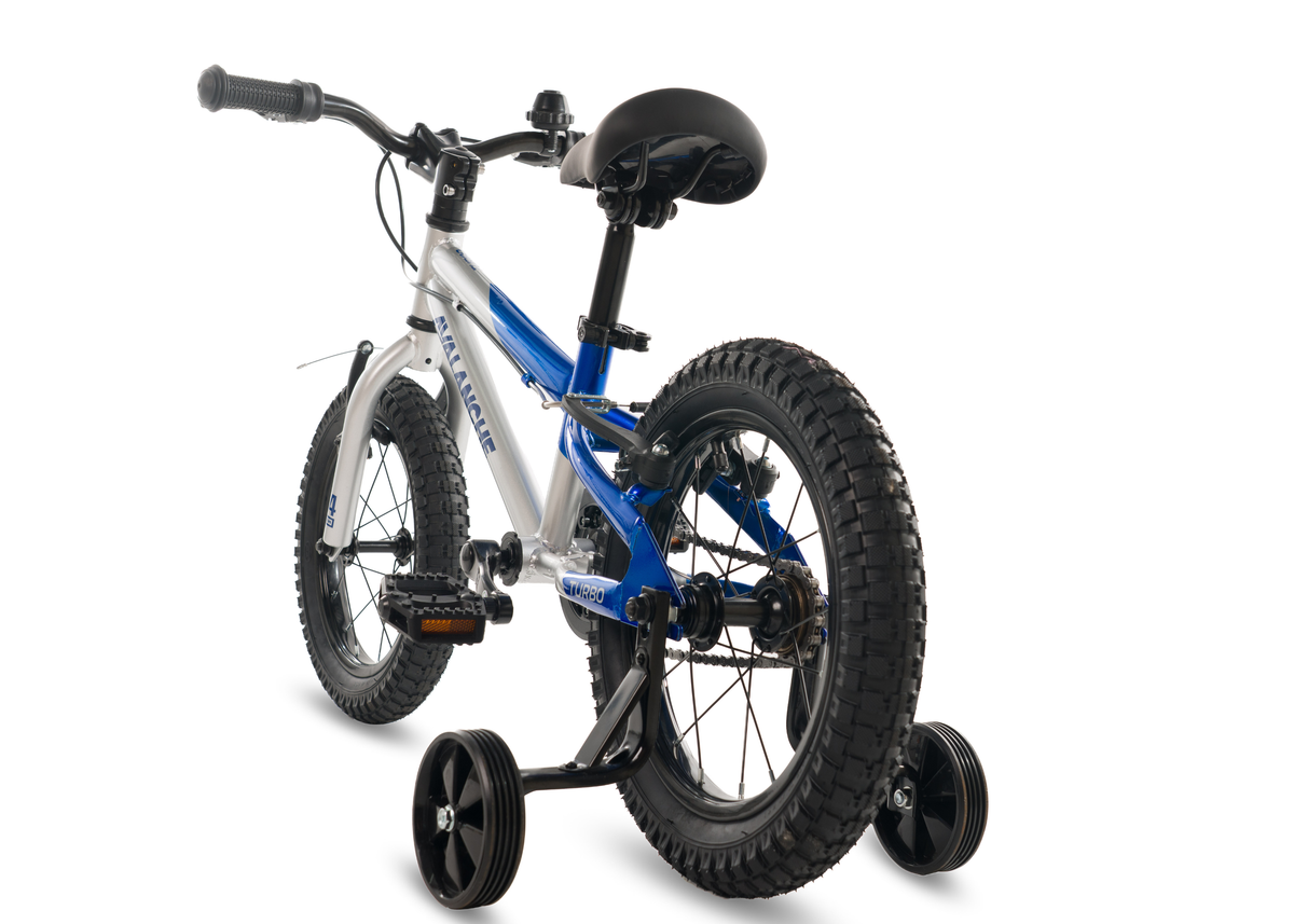 AVALANCHE TURBO 14" BOYS ROCKET BLUE/SILVER. Size: 14".