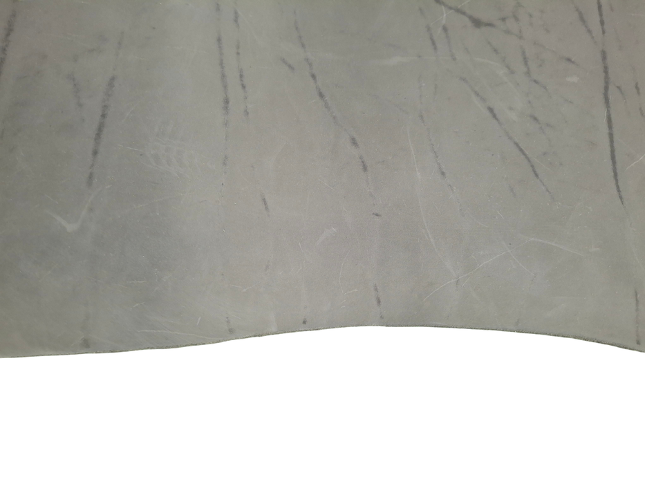 Leather Olive Green Chrome/VEG sides –Through Dyed  1.3 – 2 mm Bagging Leather (±185 dm²)