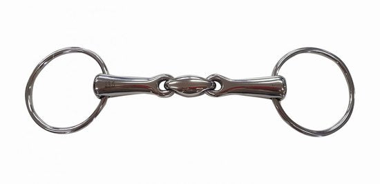 Bit elliptical link snaffle 18mm