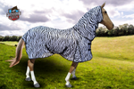 Ridepro Fly Sheet Combo With Hood Zebra Print