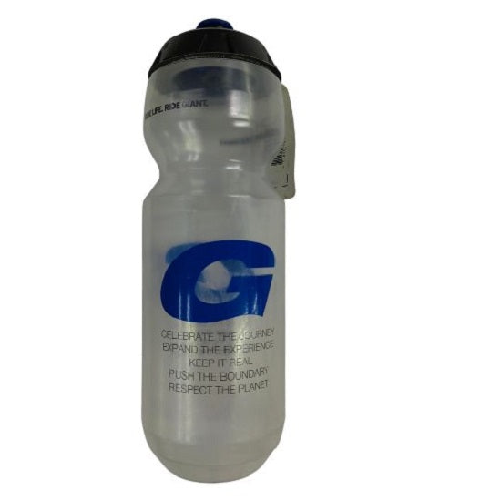 Water Bottle GoFlo 750ml Clear, Black Top