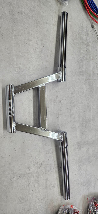 Handle bar bmx freestyle square silver