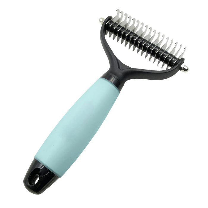 Show Time large dematting comb with gel handle