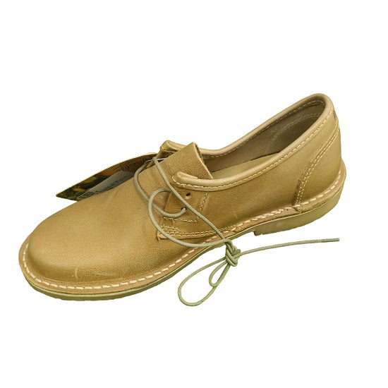 Aimee aviator beige locally handmade premium leather lace-up egc3-9