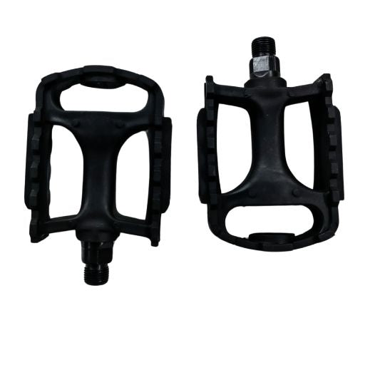 Pedals mtb plastic black  9/16 for 3 piece crank