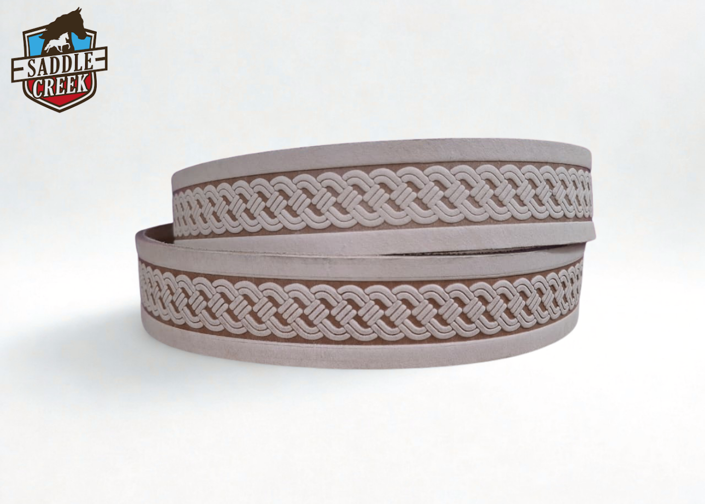 Belt strip 3 line embosse 40mm or 1.5 inch