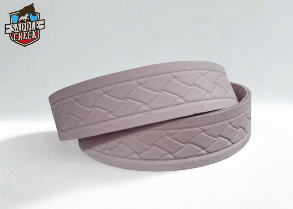 Belt strip cross weave embossed 40mm or 1.5 inch