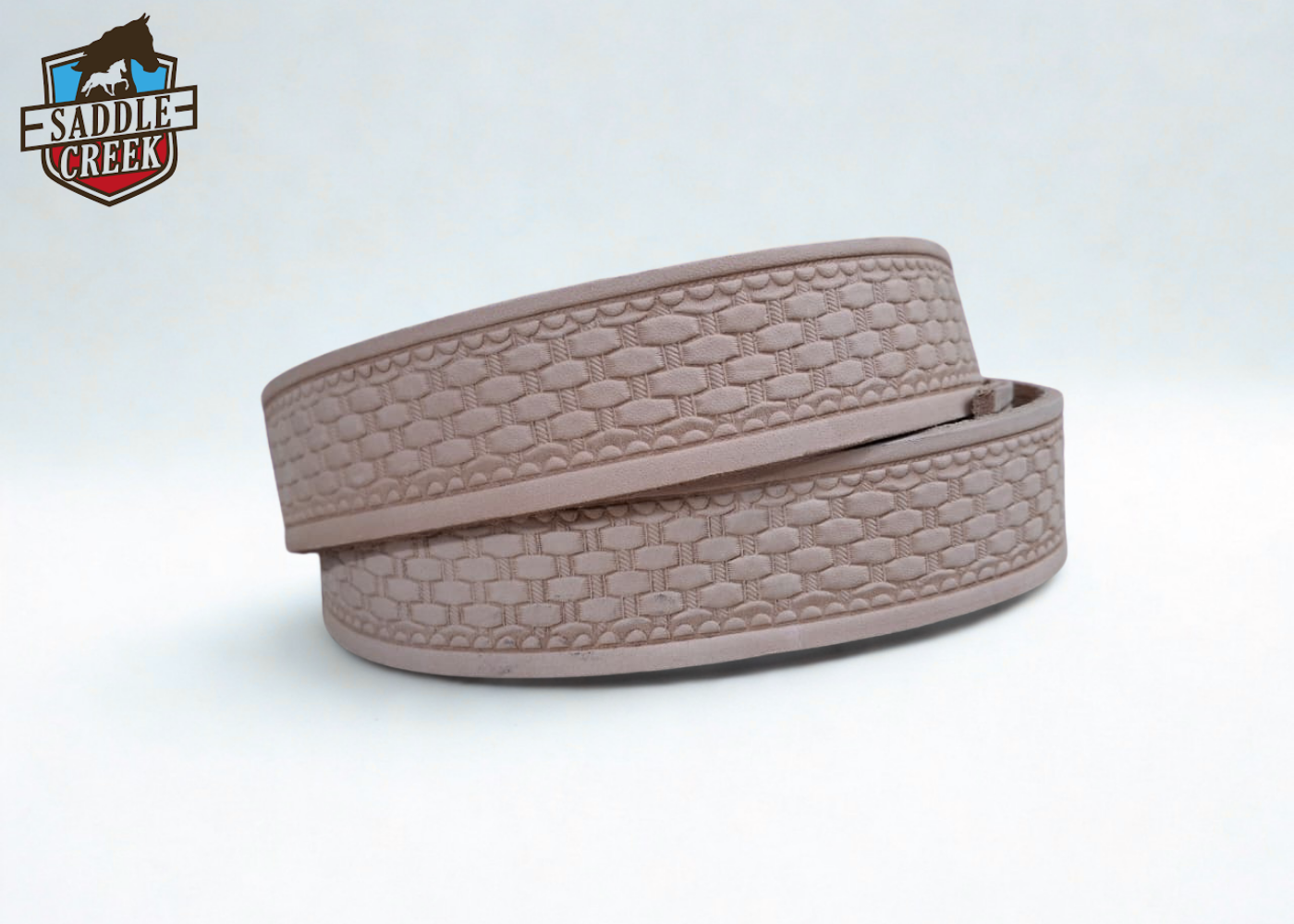 Belt strip diamond pattern embossed 40mm or 1.5 inch