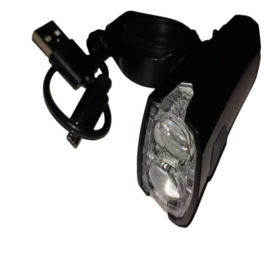 Bicycle light front usb rechargble