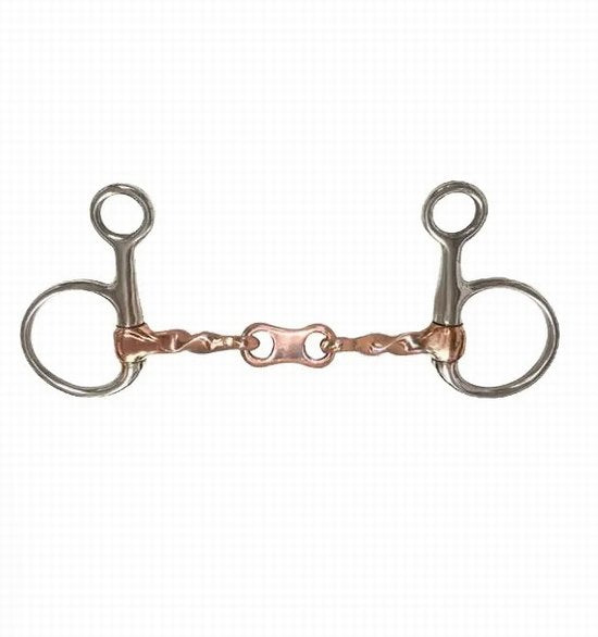 Bit filet baucher french link twisted copper