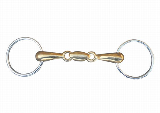 Bit loose ring elliptical curved