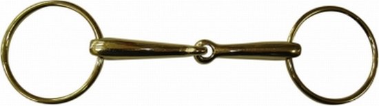 Bit loose ring snaffle plated