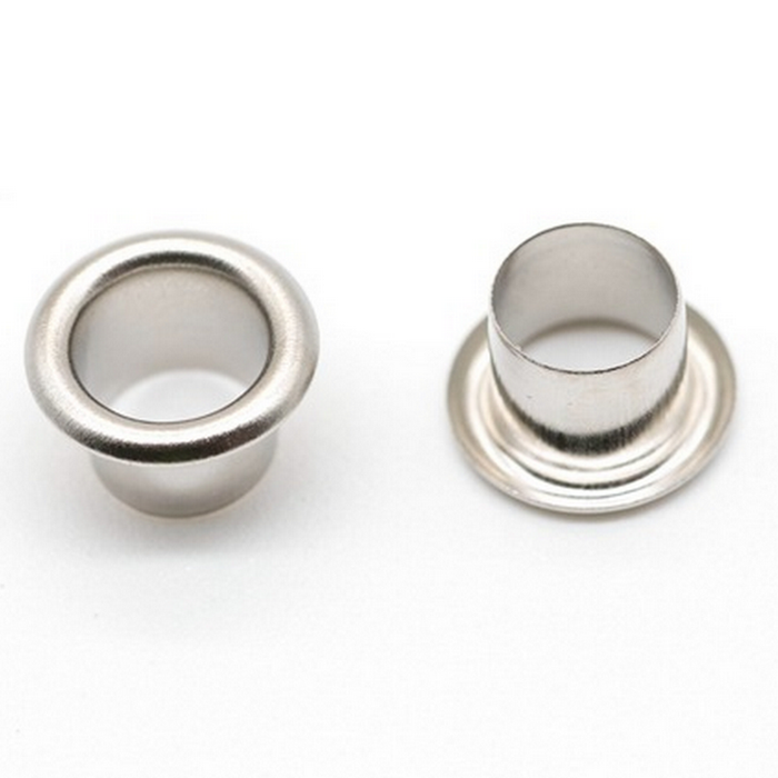 Boot eye lid 4mm nickle per 5000 with out washers