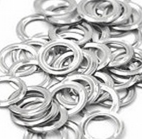 Boot eye lid 4mm washer nickle per 5000