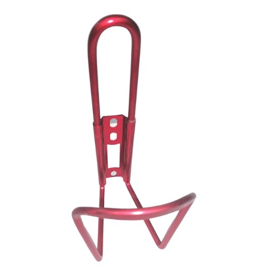 Bottle cage holder alloy metalic red