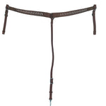 Breastplate Western Jesse James Silver Lace