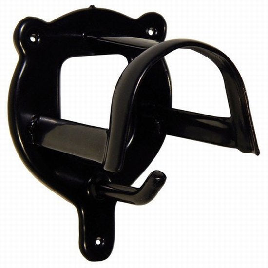 Bridle bracket hook horseshoe type steel black