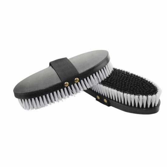 Brush Body Black And White Soft Bristles Show Time