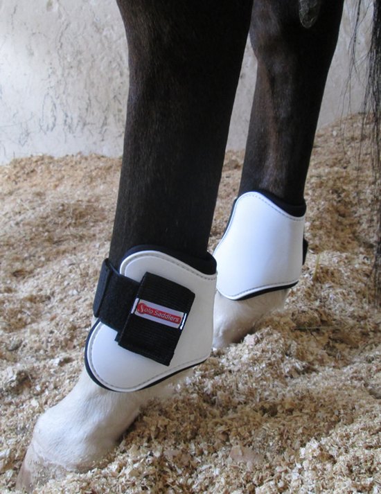 Brushing boot solo gel hind white