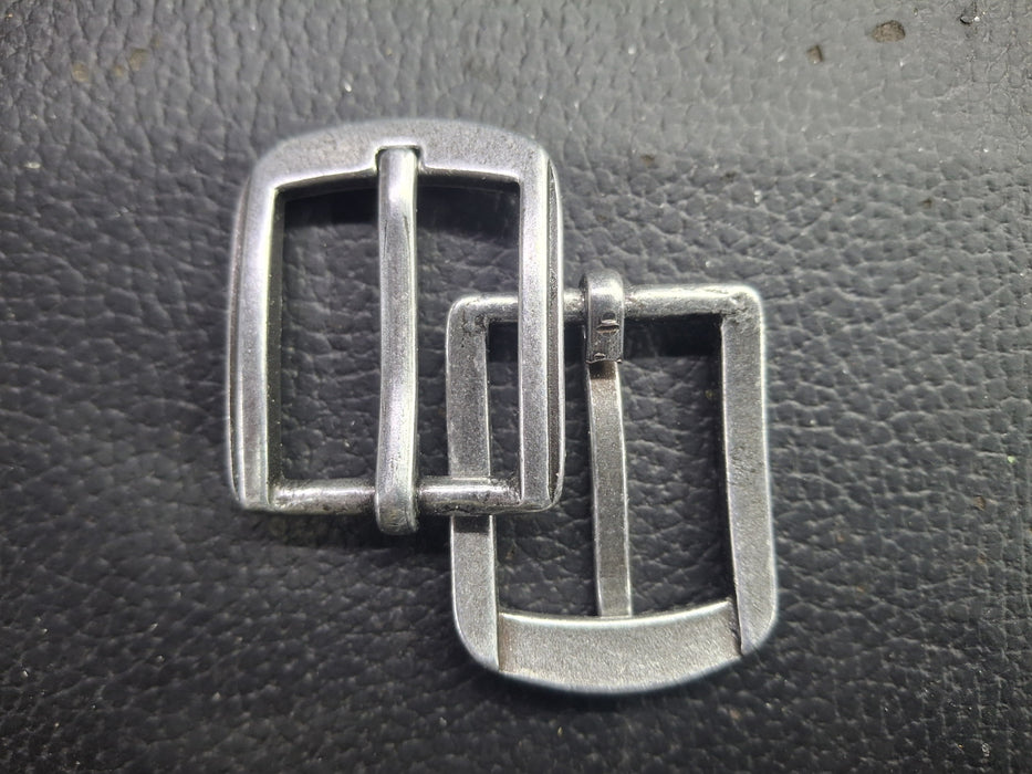 Buckle 25mm ant silver saddle creek