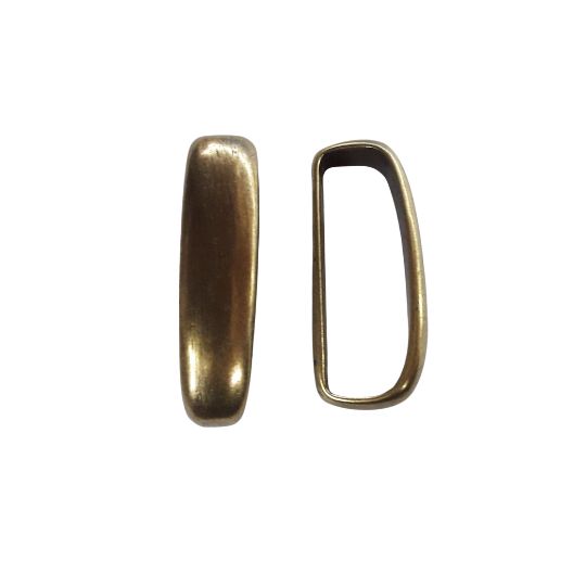 Buckle loop 40mm antique brass