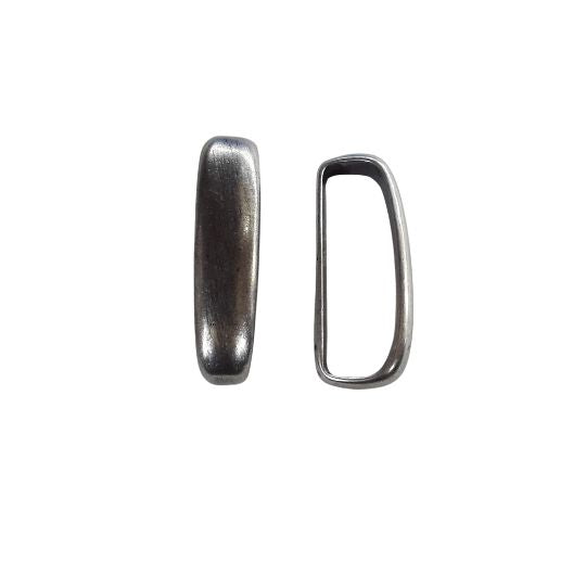 Buckle loop 40mm antique silver