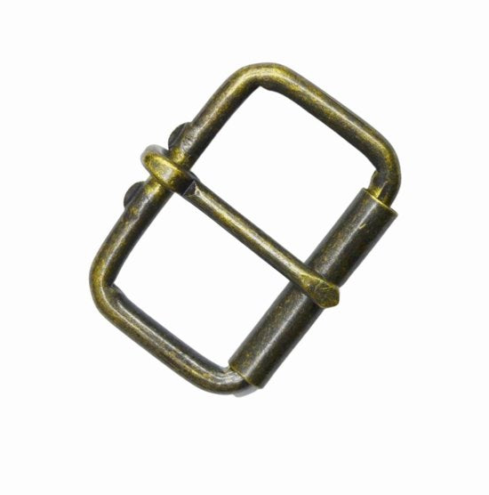Buckle roller 38mm  antique brass hd