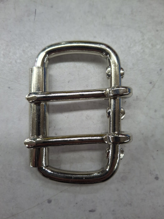 Buckle roller two prong nickle 50mm