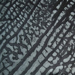 Chrome leather buffalo print black