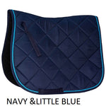Club piped saddle pad