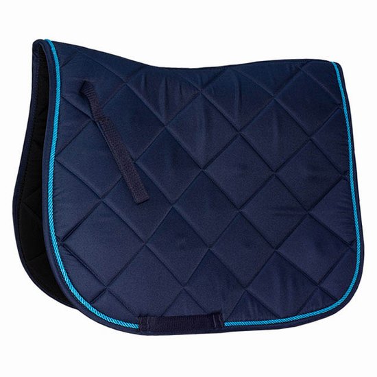Club piped saddle pad