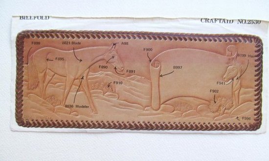 Craftaid billfold pattern no 2530