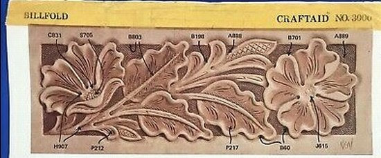 Craftaid billfold pattern no 3000